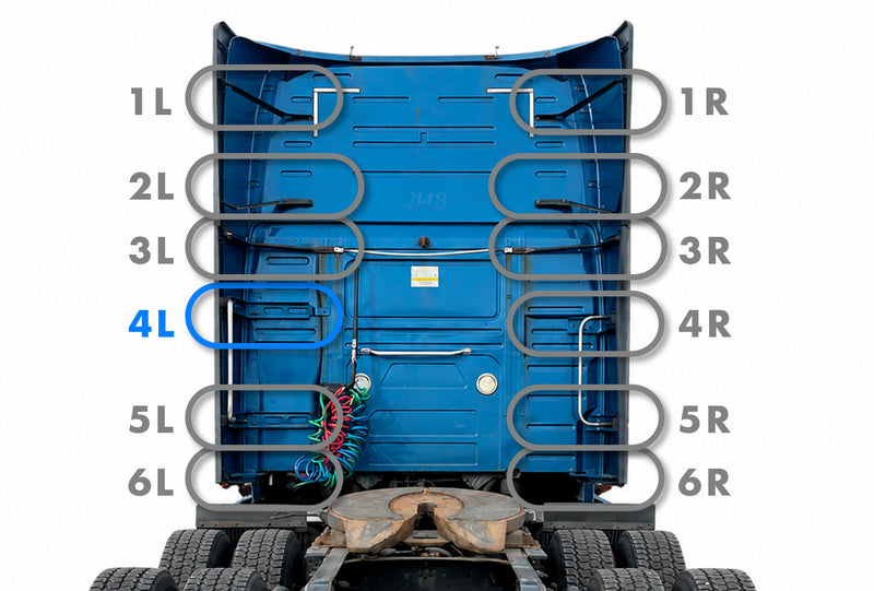 Lower Cab Fairing Bracket 4L Driver 2018-2024 Volvo VNL