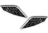 Side Hood Grille Vents Black with Chrome Stripe Set 2025+ Volvo VN VNL New