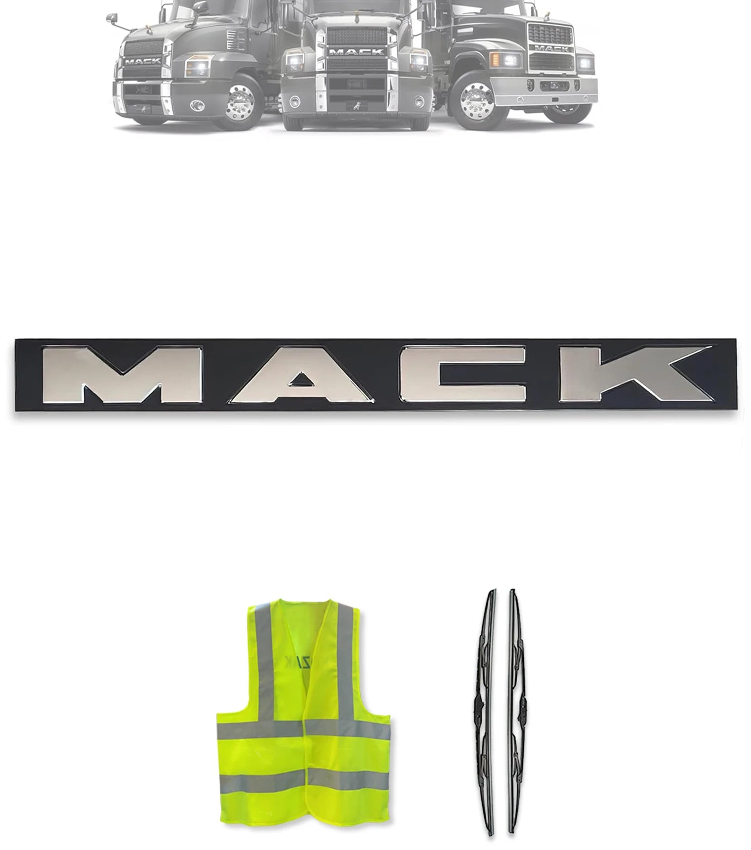 Hood Emblem Front Mack Plastic Chrome Logo – Tacoma Parts