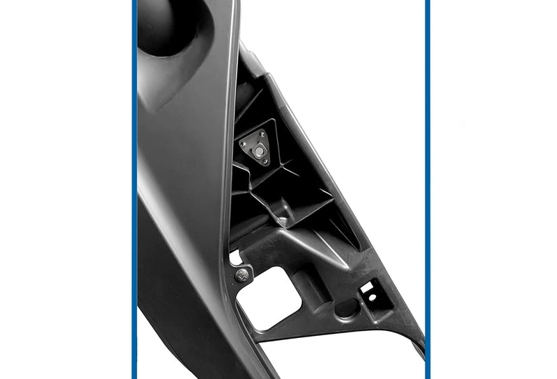 Bumper Corners Without Fog Hole Black Passenger Set 2022+ Kenworth T680