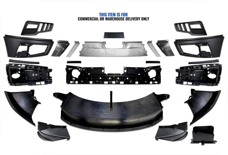 Front Bumper Set with Chrome Center 2025+ Volvo VNL New