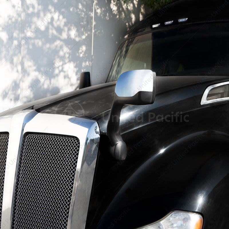 UNITED PACIFIC 42838 42839 Hood Mirror Chrome For 2013-2021 Kenworth T680 Set