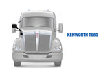 Hood Mirror Black Passenger 2011-2021 Kenworth T680