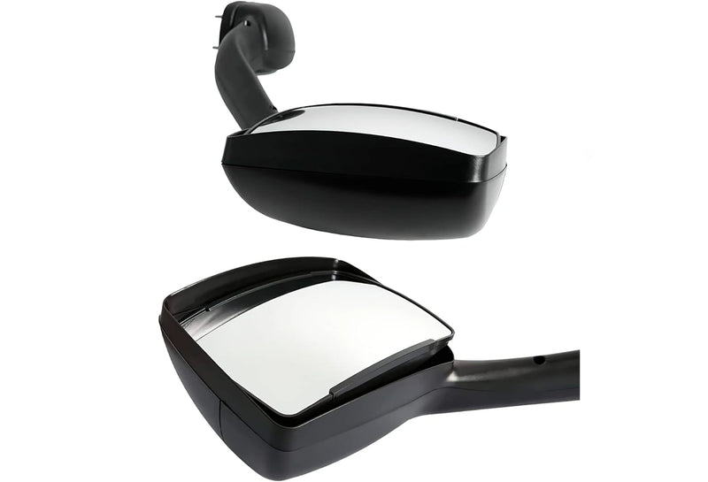 Hood Mirror Black Passenger Peterbilt 587