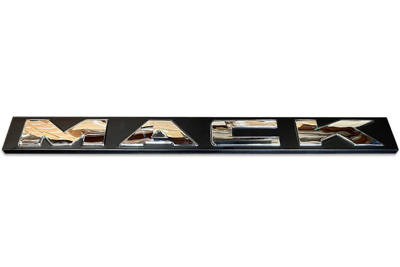 Hood Emblem Front Mack Plastic Chrome Logo