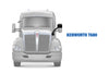 Hood Mirror Black Driver 2011-2021 Kenworth T680