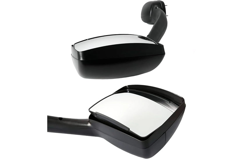 Hood Mirrors Black Set Peterbilt 587