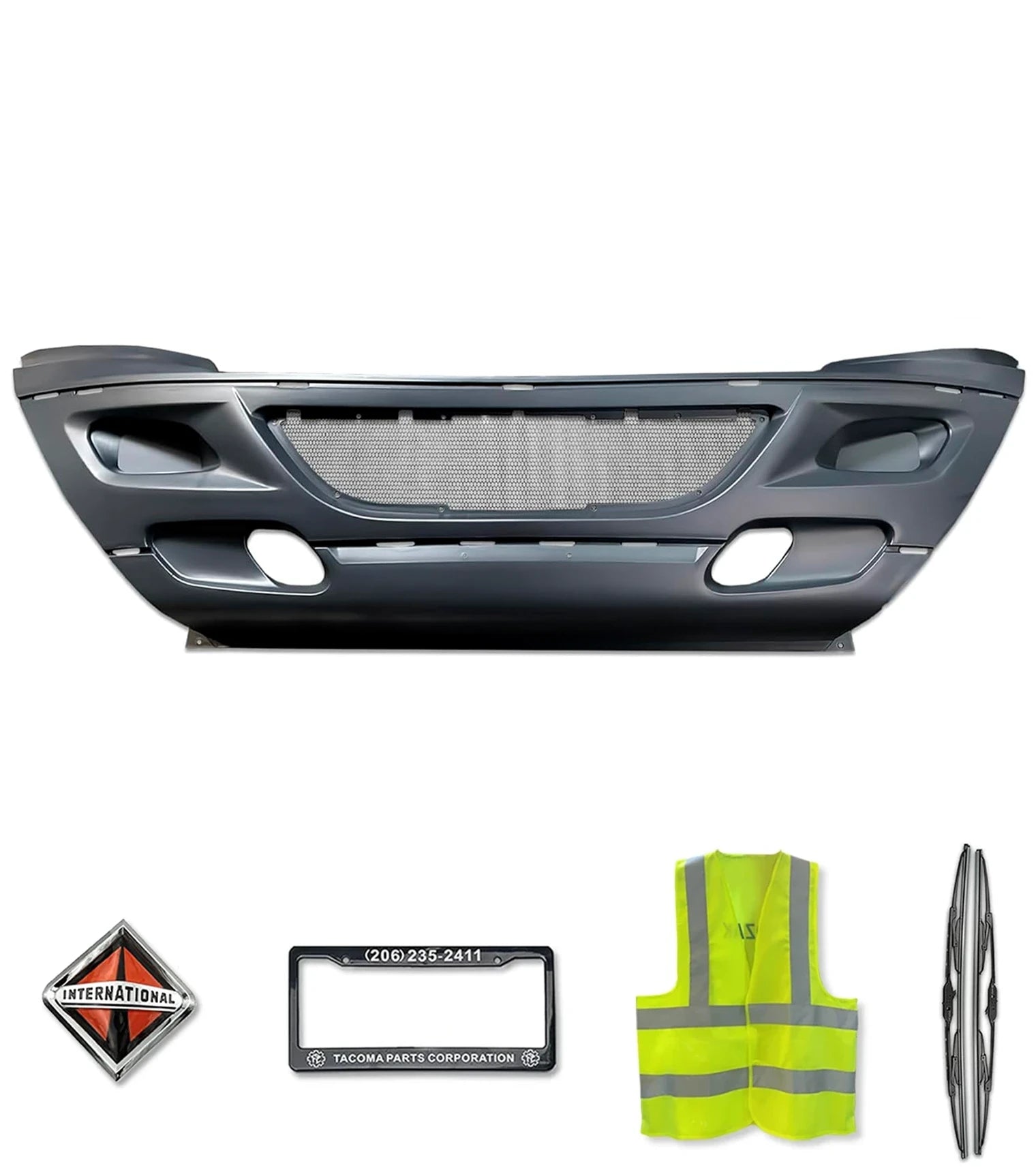 Bumper Center Plastic 2008-2015 International Prostar – Tacoma