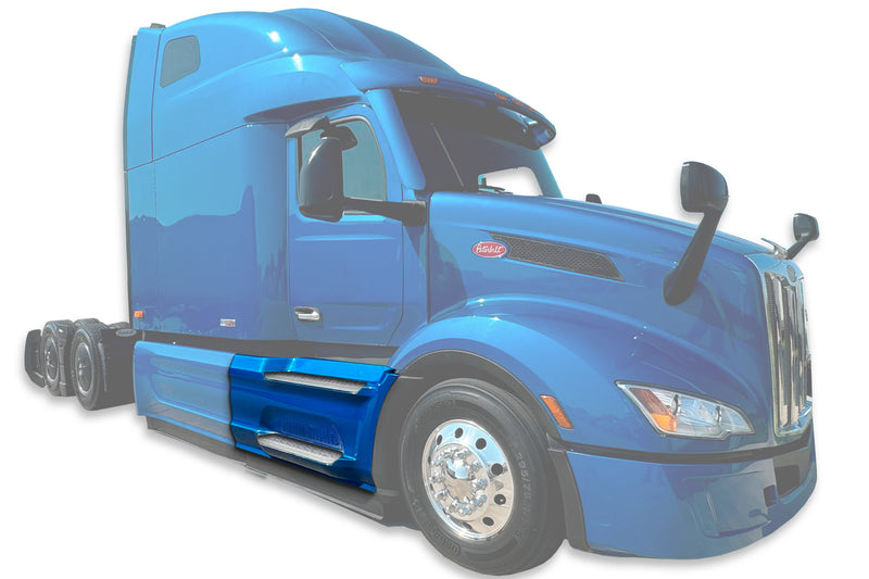 Front Step Side Panel with Bracket Passenger 2022+ Peterbilt 579