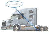 Stripe Chrome Trim for Rear Step Fairing Panel 33" (85 cm) Driver Side (12L) 2004-2017 Volvo VNL