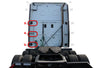 Support Brackets Set 3L, 4L, 5L fits Cab Lower Fairing Driver Freightliner Cascadia Narrow Version