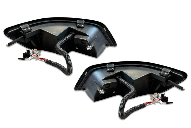 Headlights LED 12V Black Set 2014-2016 Hino