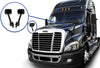 Hood Mirrors Black Set 2008-2017 Freightliner Cascadia 125 113