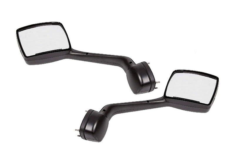 Hood Mirrors Black Set Peterbilt 587