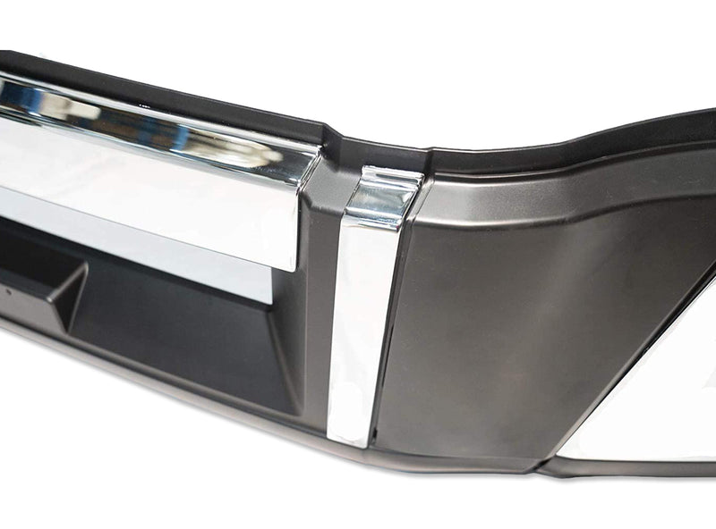 Bumper Set with Fog Holes with Chrome Trim and Brackets 2018+ Volvo VNL VNR