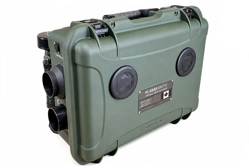 AUTOTERM Planar ARCTIC 4D-12 Portable Diesel Air Heater 4kW 13,600 BTU, Military Green