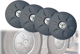 22.5" Aerodynamic Wheel Covers for Semi Trucks (drive axle), Twist & Lock 4 Pcs