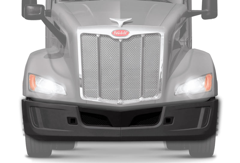 Complete Front Bumper w/o Fog Hole 9 Pcs 2022+ Peterbilt 579
