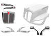 Fiberglass Long Hood w/Grille w/Bug Screen, Air Intakes, Mirrors, Short Trims - Set 2022+ Kenworth T680 Next Gen