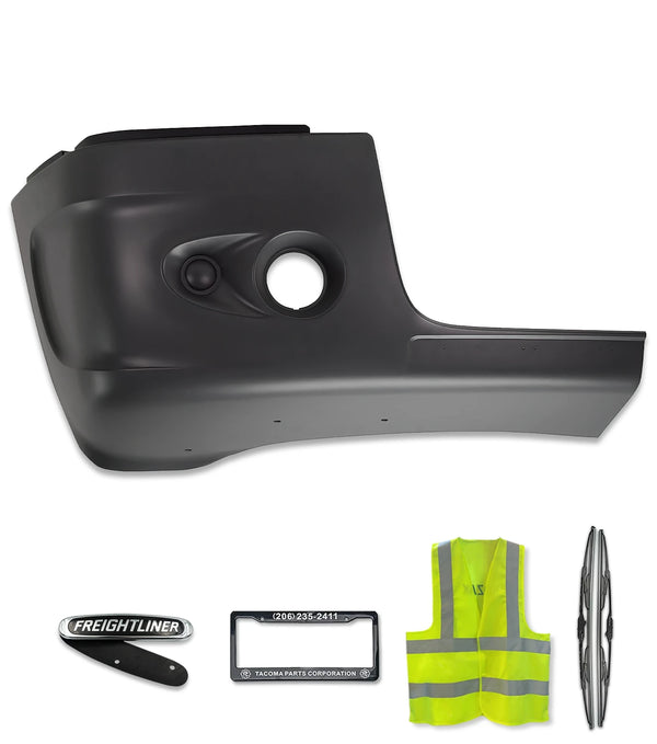 Bumper Corner With One Hole Plastic Passenger 2005-2011 Freightliner Century 112 120