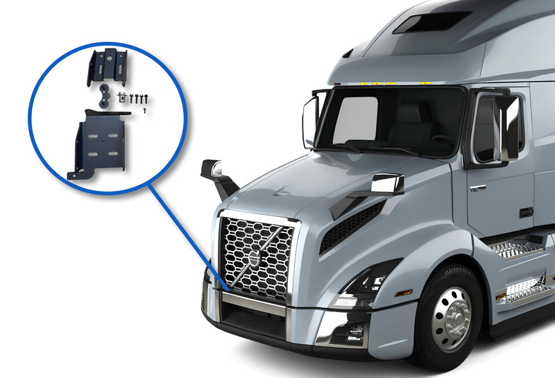 Mounting Bracket Driver Fit Plastic Bumper 2018+ Volvo VNL