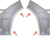 Accent Trims Fit Side Panel Stainless Steel 2004-2017 Volvo VNL