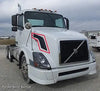 Black Finish Side Air Hood Vents Set Volvo VNL 2004-2016 - 