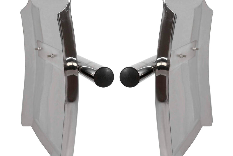 Quarter Fenders Set 24" x 24" Stainless Steel Pair