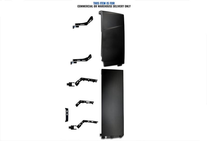 Cabin Fairing Upper and Lower Air Deflectors with Brackets Driver 2025 2026 Volvo VNL 300 New
