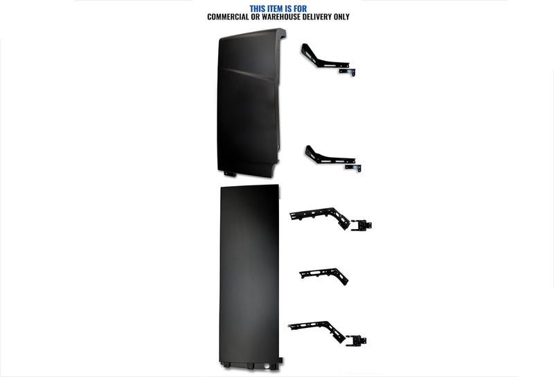 Cabin Fairing Upper and Lower Air Deflectors with Brackets Passenger 2025 2026 Volvo VNL 300 New