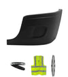 Bumper Corner Outer No Fog Holes Driver 2008-2017 Freightliner Cascadia 125 113