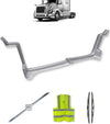Hood Brackets Inner Small Fiberglass Set 2004-2017 Volvo VNL
