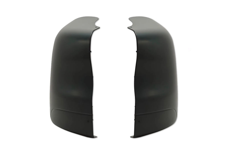 Extension Corners Bumper End Caps Black Set 2001-2017 Freightliner Columbia