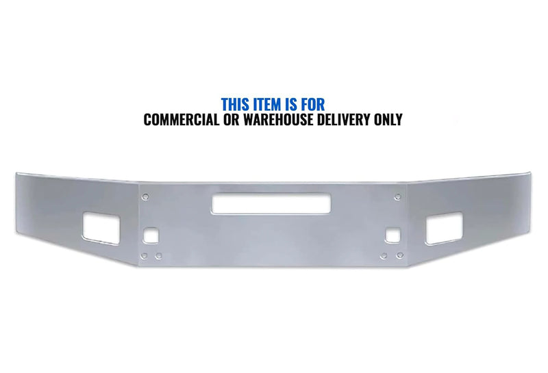 15" Bumper With Fog Holes Chrome Aero Kenworth T800 T880