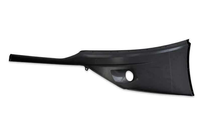 Bumper Cover Black Plastic With Fog Hole Passenger 2022+ Kenworth T680