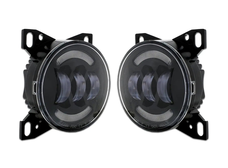 Black LED Fog Lights Lamp Pair Peterbilt 579 578 - 