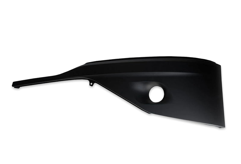 Bumper Cover Black Plastic With Fog Hole Driver 2022+ Kenworth T680