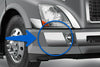 Bumper Corner Chrome Trim Passenger 2004-2015 Volvo VNL