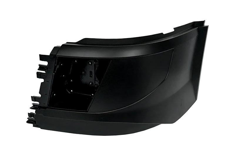 Bumper Corner w/ Fog Hole w/Chrome Trims & Bracket Driver 2016-2017 Volvo VNL