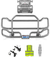 Front Grey Grille Guard Large 2022+ Kenworth T680 Next Gen (No Fog)