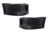 Bumper Corners With Fog Holes Plastic Set 2004-2015 Volvo VNL