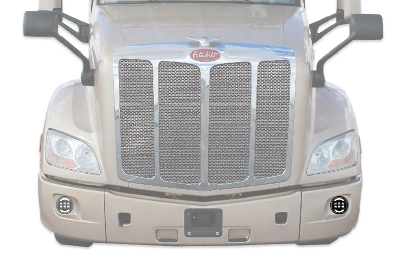 Black LED Fog Light Lamp Left Side Peterbilt 579 578 - 