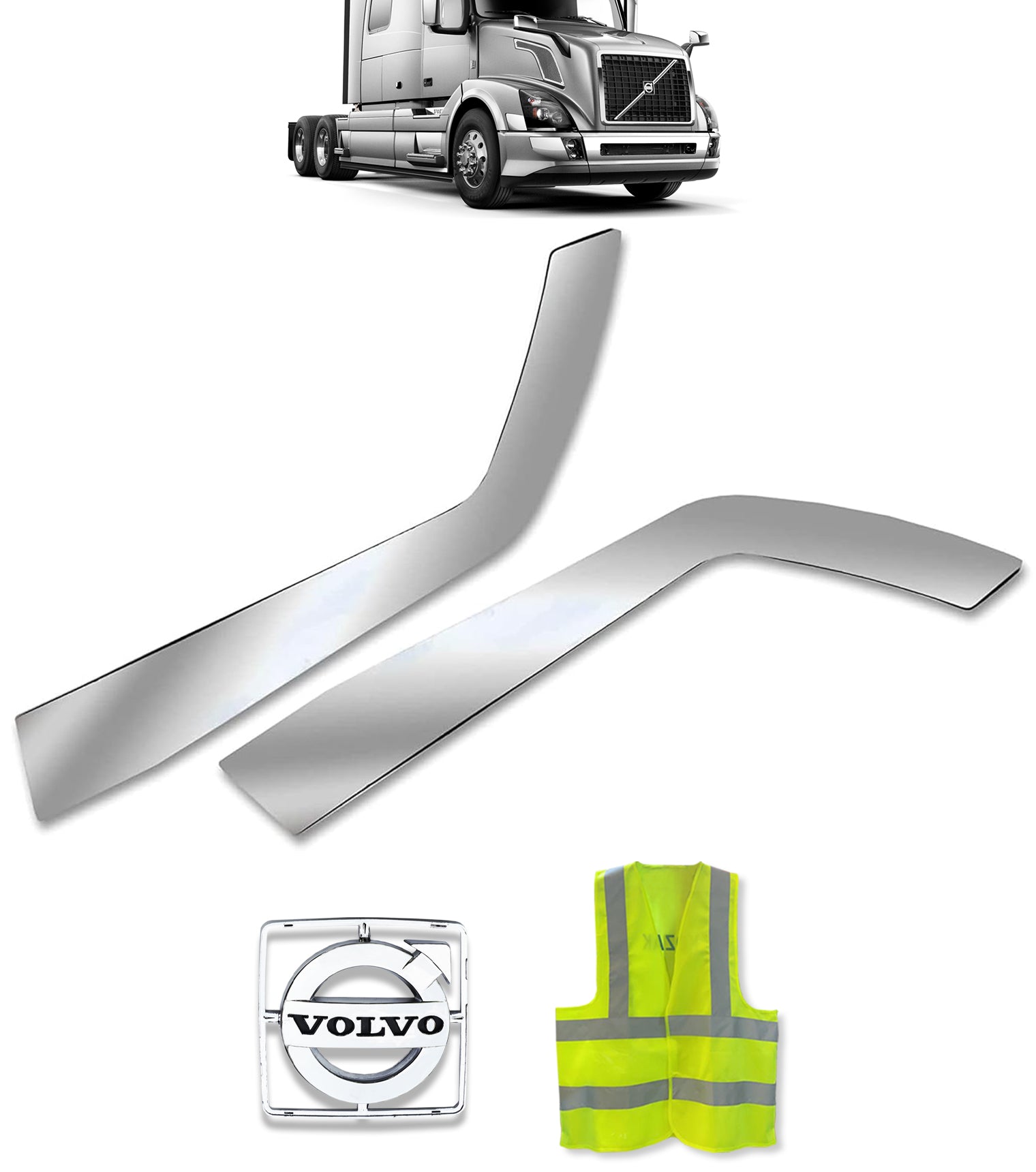 Fender Guard Trim Set 2004-2016 Volvo VNL – Tacoma Parts Corporation