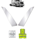 Fender Trim Chrome Set 2004-2017 Volvo VNL