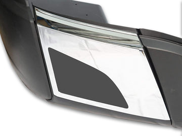 Bumper Set No Fog Holes with Chrome Trim and Brackets 2018+ Volvo VNL VNR