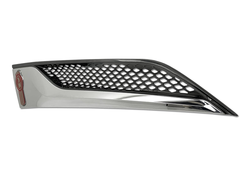 Side Hood Grille Vent Trim Chrome Passenger 2022+ Kenworth T680 Next Gen