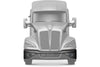 Bumper Covers With Fog Hole Chrome Set 2022+ Kenworth T680