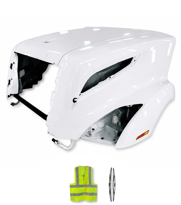 Hood Shell Fiberglass w/ with Turn Marker Lights 2018+ Volvo VNL