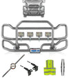 Front Gray Grille Guard Large 2018+ Volvo VNL
