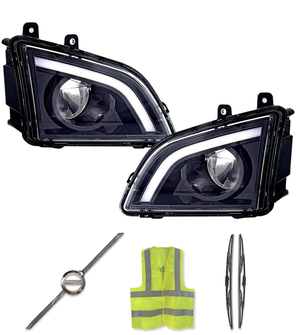 Fog Lights LED Set Black 2018+ Volvo VNL